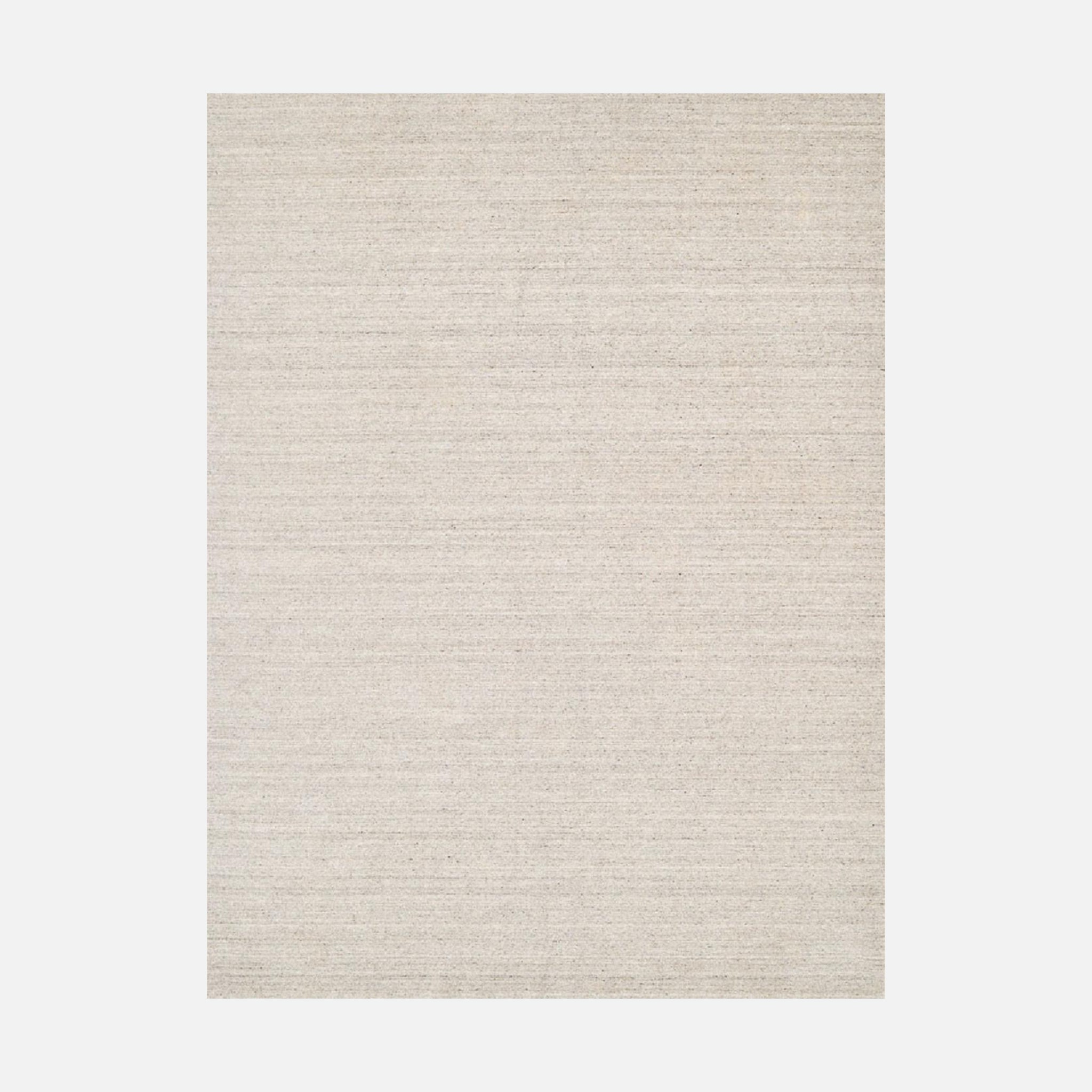 a beige rug with a white border