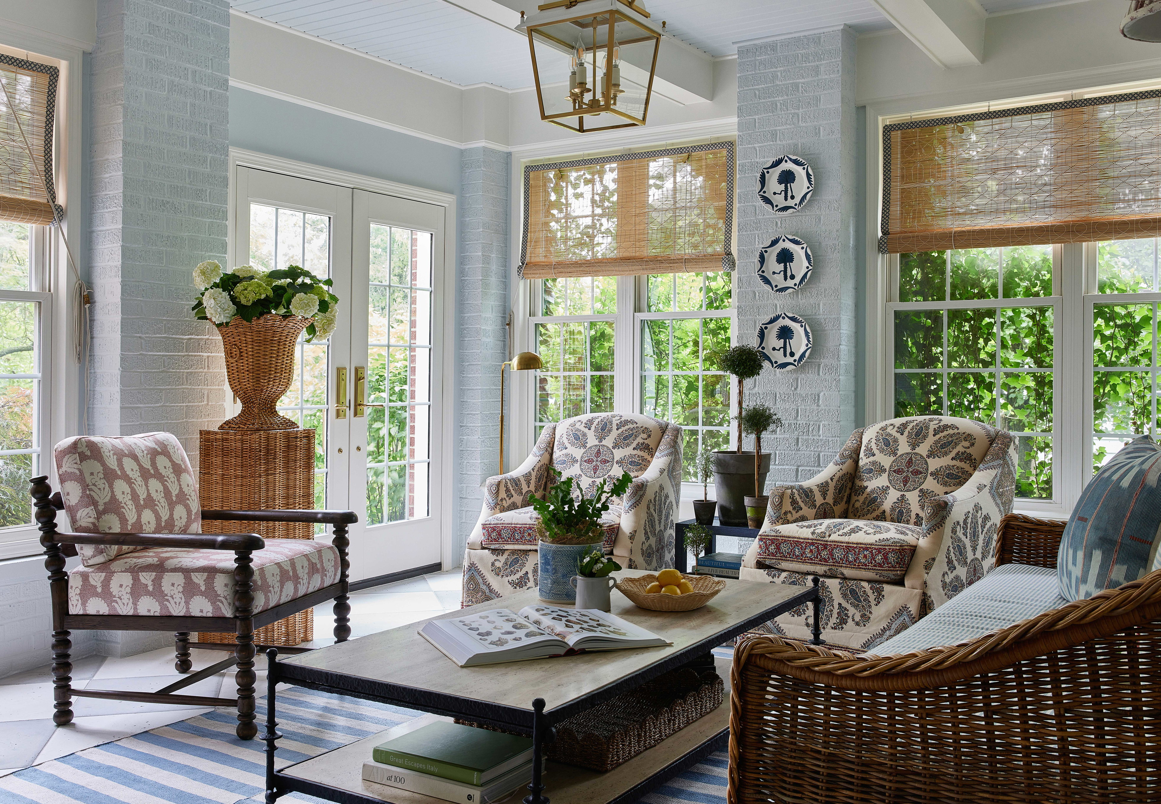 a living room filled with lots of furniture