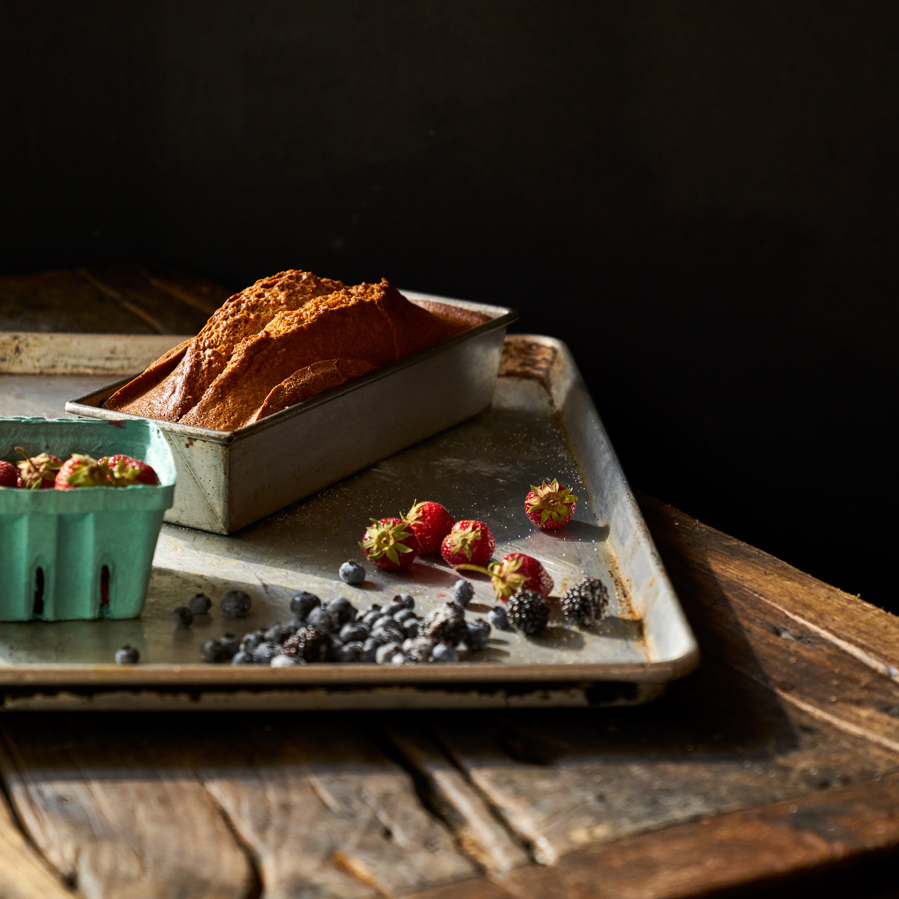 a tray that has some food on it