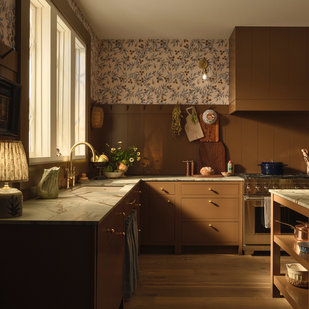 a kitchen filled with lots of counter top space