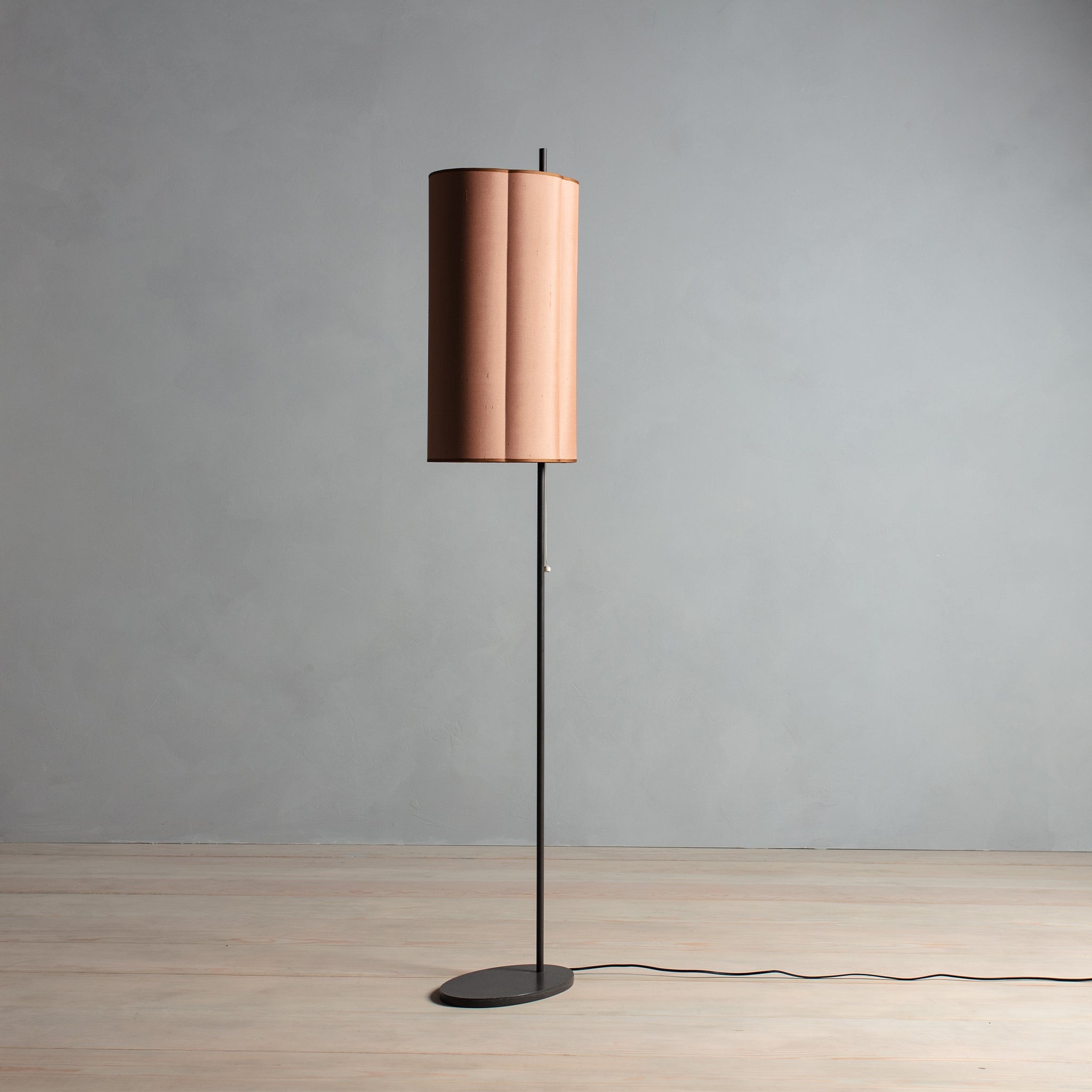 The image of an 'AJ Royal' floor lamp by Arne Jacobsen for Louis Poulsen product