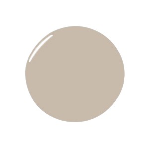a beige paint with a white background