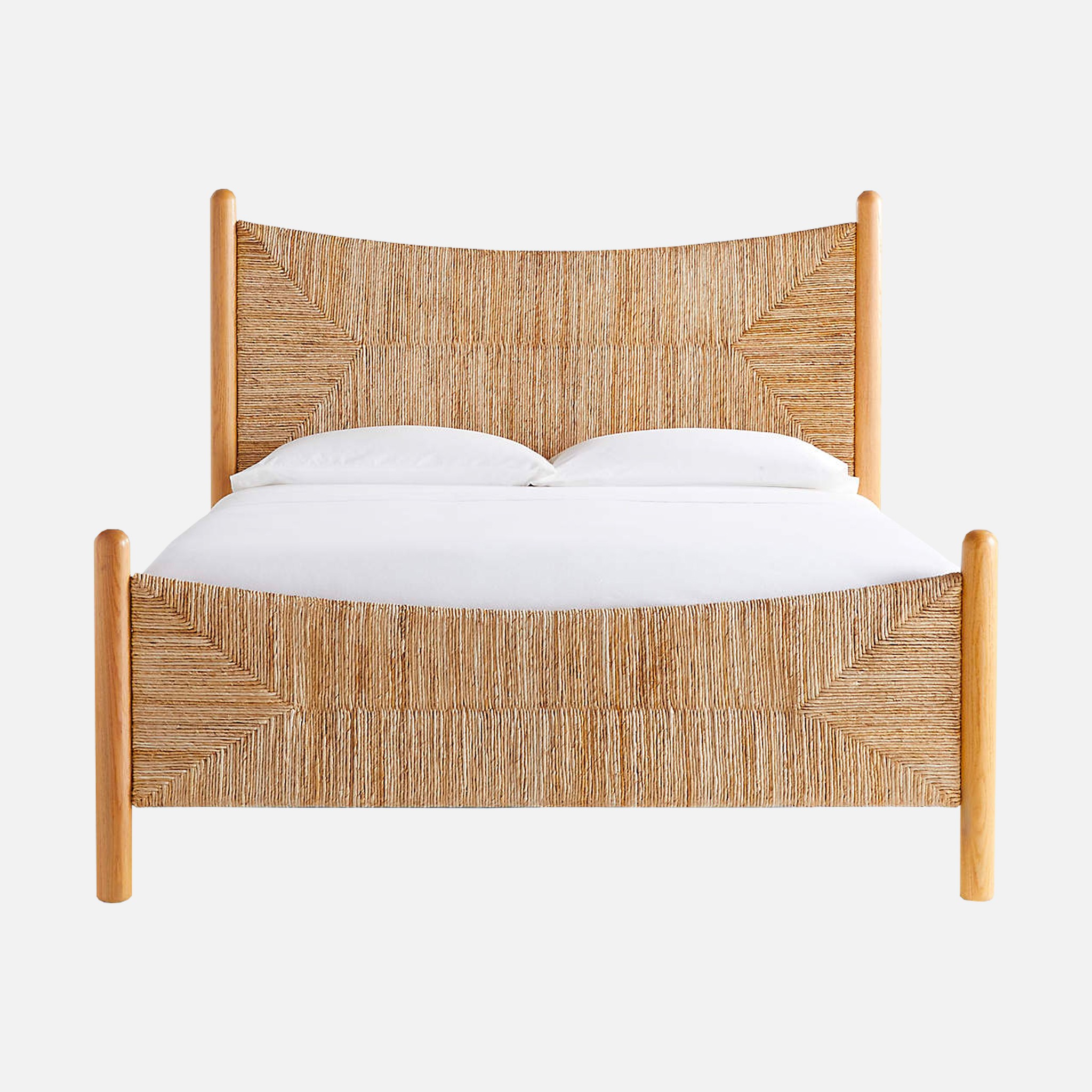 The image of an Crate & Barrel Rambler Rush Woven Bed product