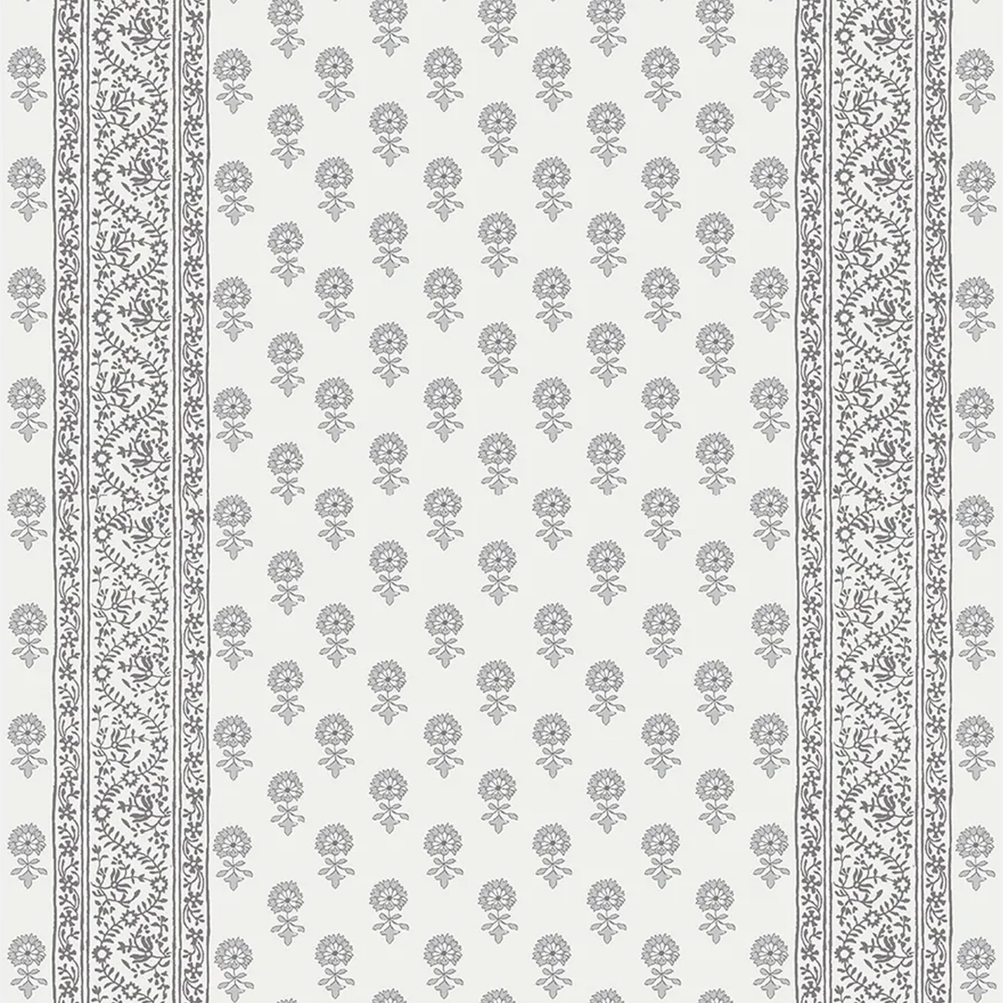The image of an Brooke & Lou Lyla Stripe Wallpaper in Stone Grey product