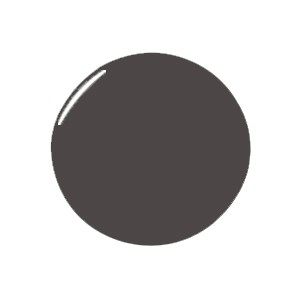 a black circle with a white background