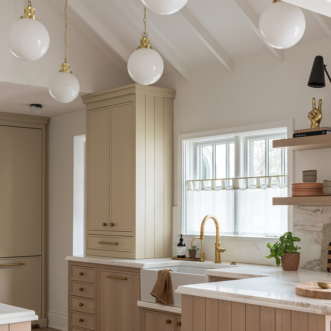 a kitchen filled with lots of counter top space