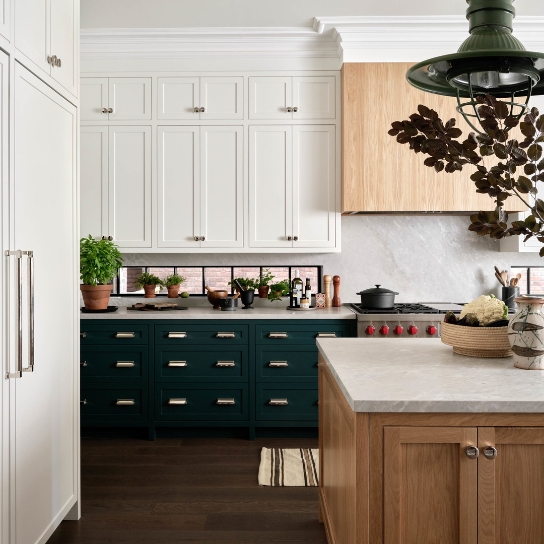 a kitchen filled with lots of counter top space