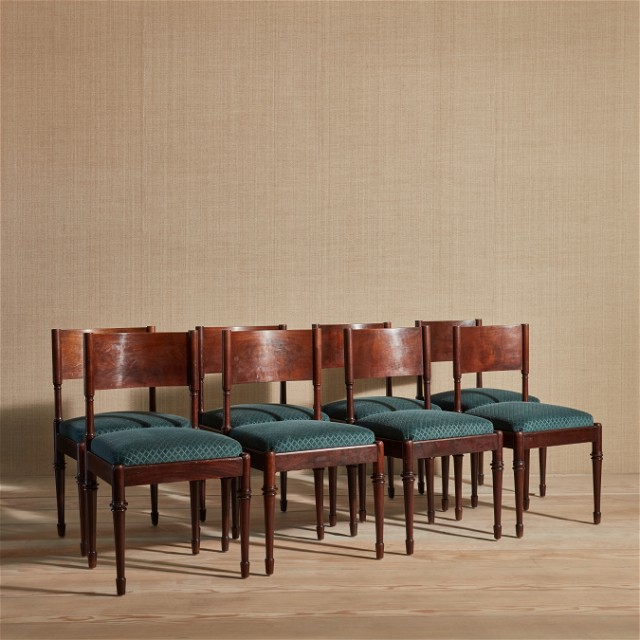 Rud. Rasmussen Set of 8 Dining Chairs