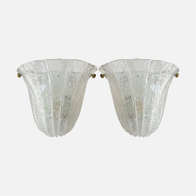 Pair of Vintage Murano Sconces