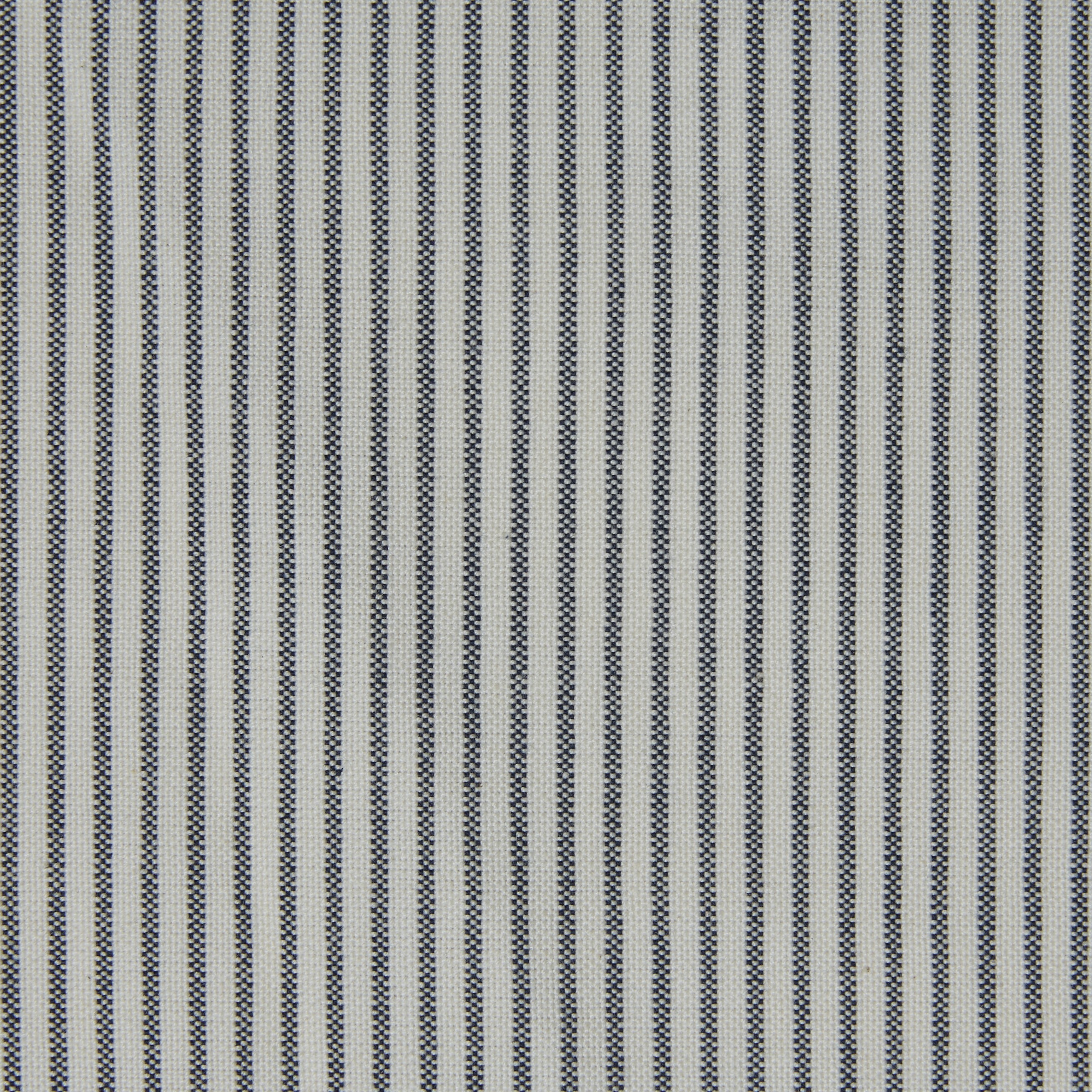 a close up of a blue and white striped fabric