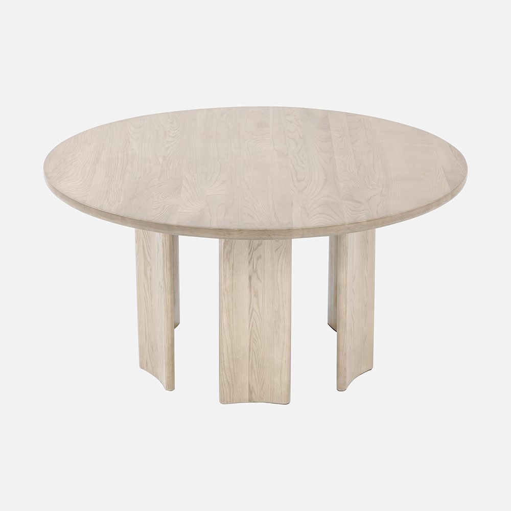 The Expert Crest Round Dining Table Nude