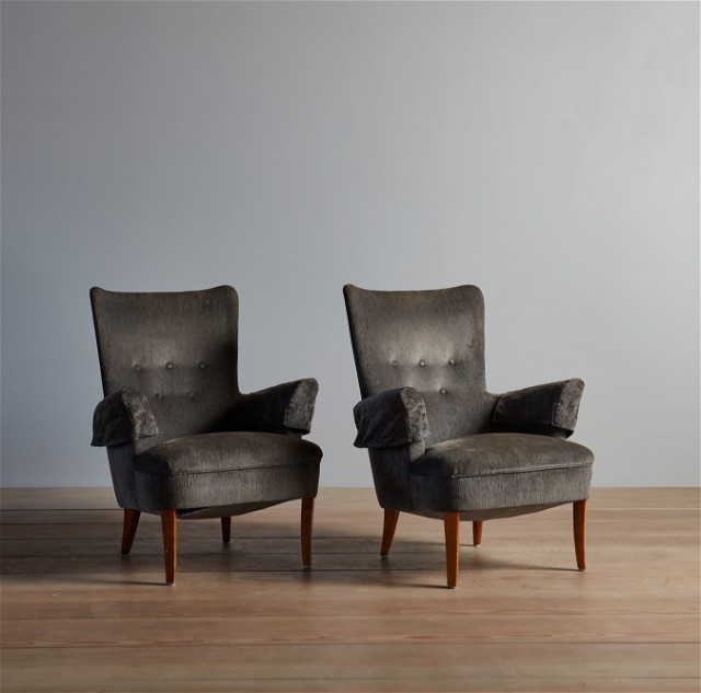 Carl Malmsten Stora Furulid Lounge Chair