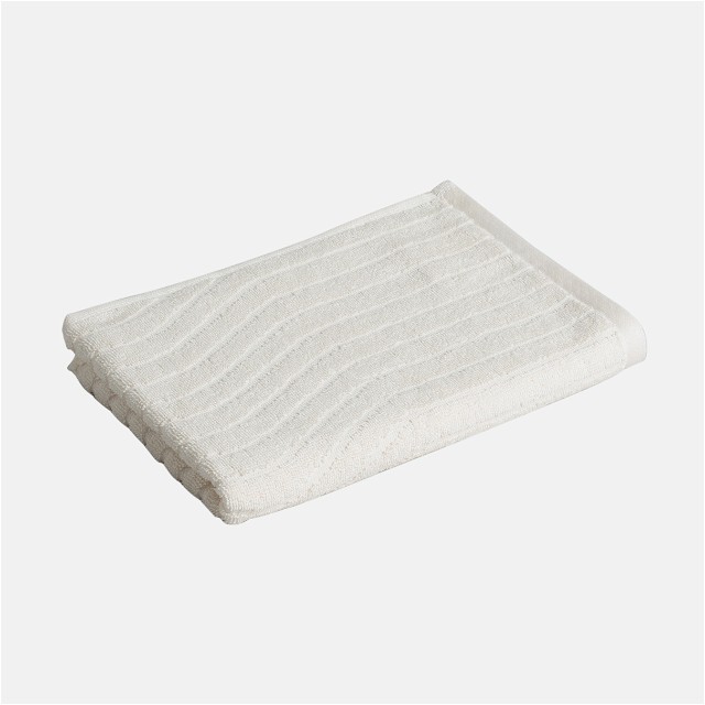 a white towel on a white background