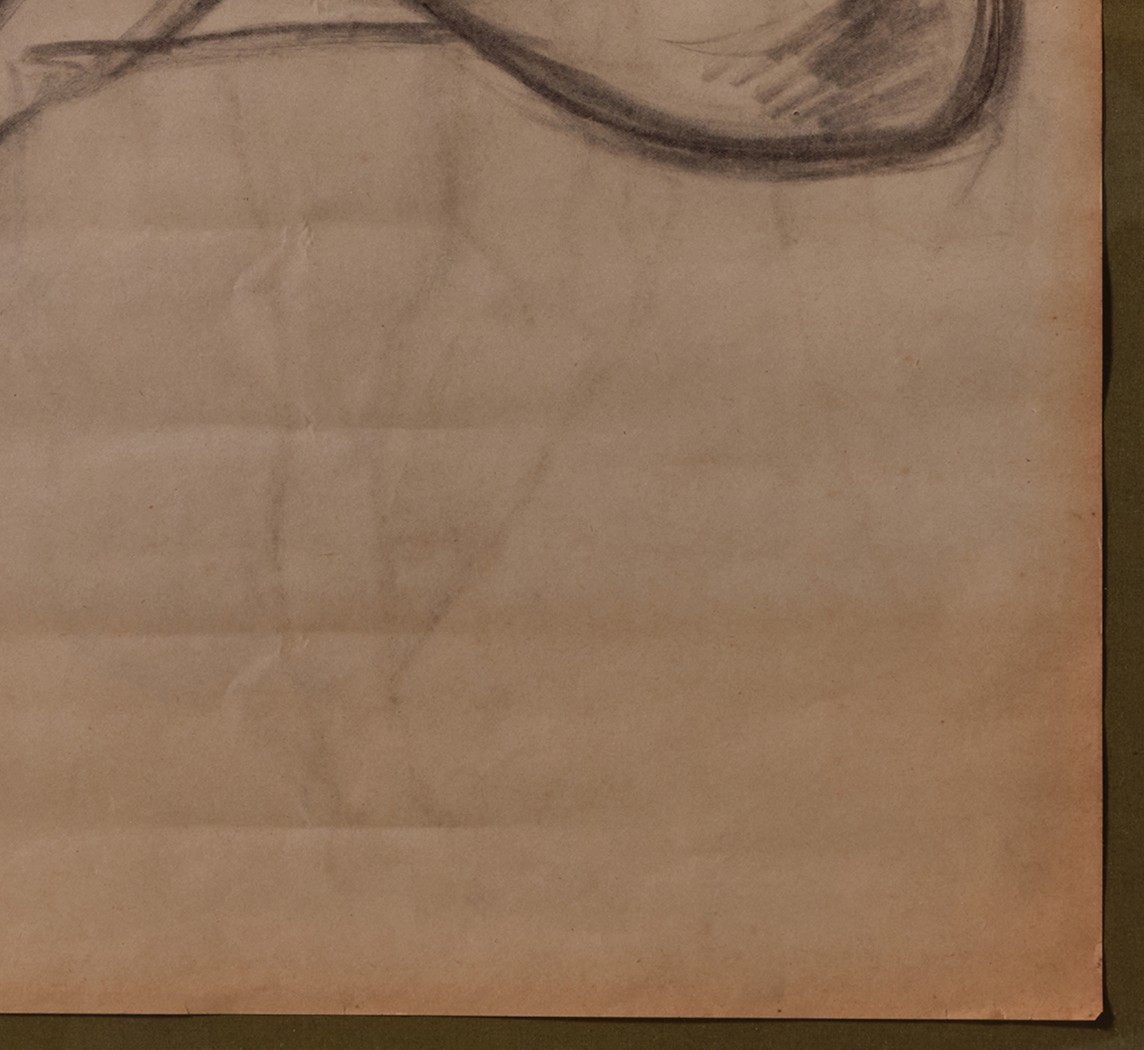 a drawing of a pair of glasses on a piece of paper