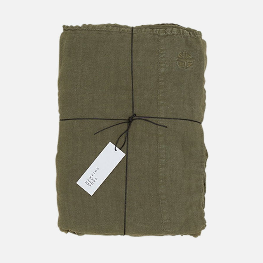 Hawkins New York Simple Linen Fitted Sheet - Petal | Size: King