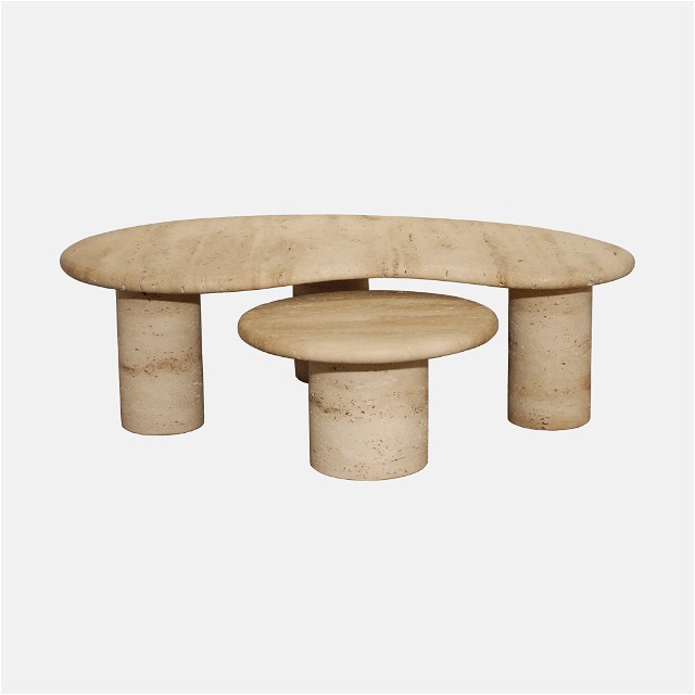 a set of three tables sitting on top of each other