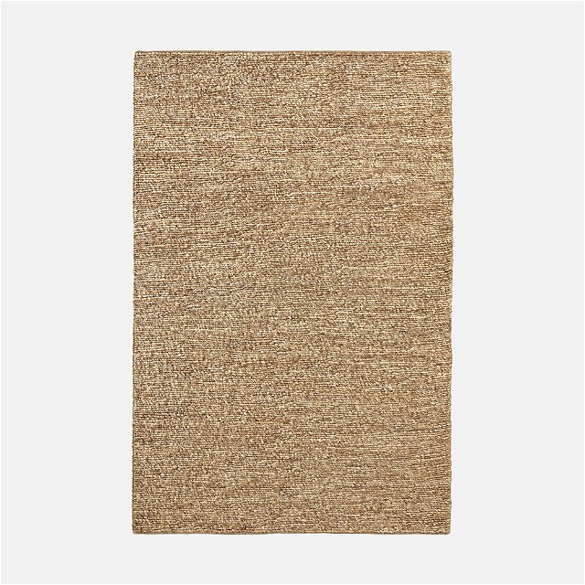 a brown rug with a white background