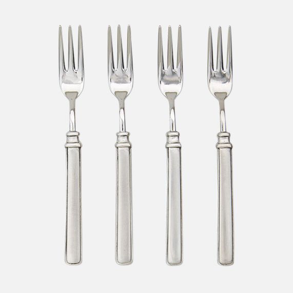 Gabriella Cocktail Fork, Set of 4 by Match Pewter