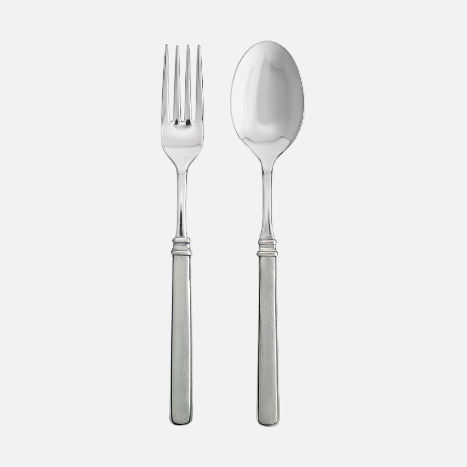 Match Pewter Gabriella Serving Fork & Spoon
