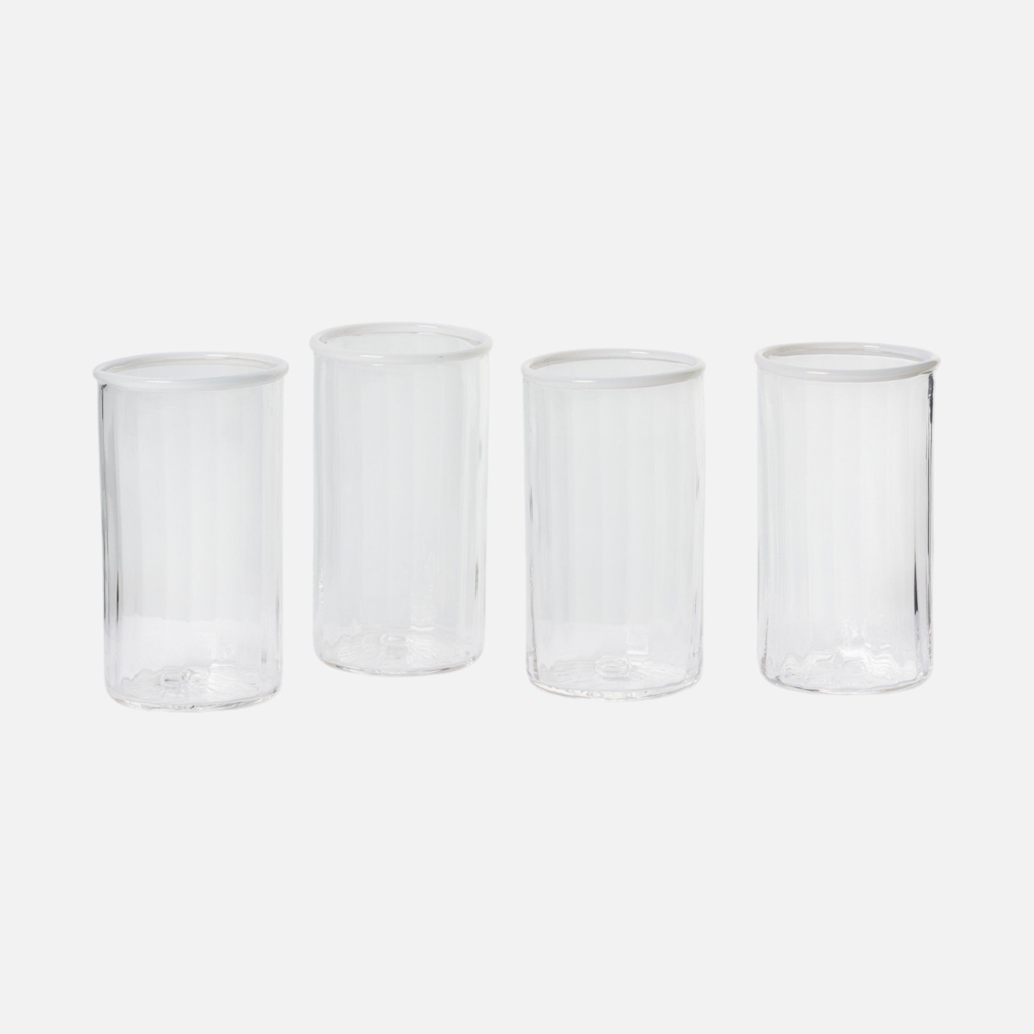 The Expert - Peter Glass - White, Large, Set of Four